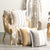Darcy Stripe Stone washed Yarn dyed Cushion by Renee Taylor