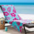Jacquard Velour Large Tropicalla Beach Towel by Renee Taylor