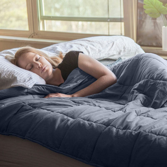 Weighted Gravity Blanket Dark Grey 7KG (152 x 203cm) by Royal