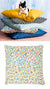 Confetti Pink Floor Cushion by Sack Me