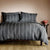 Abbotson Duo Ebony Marle Bed Linen by Sheridan