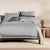 Abbotson Linen Grey Marle Bed Linen by Sheridan