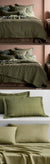 Abbotson Olive Bed Linen by Sheridan