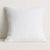 Adman White Square Cushion by Sheridan