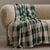 Anson Bottle Green Throw by Sheridan