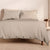 Bayley Piped Sesame Quilt Cover Set by Sheridan