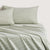 Cotton Flannelette Sheets Lenny Stripe Sage by Sheridan