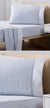 Strypie Dove Bed Sheets by Sheridan Junior