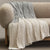 Lenno Powder Grey Throw by Sheridan
