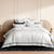 Palais Snow Midnight Blue Bed Linen by Sheridan