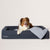 Reilly Stripe Atlantic Pet Blanket by Sheridan