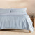 Reilly Stripe Duo Chambray Quilt Cover Set by Sheridan