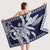 Tropique Navy Beach Towel by Sheridan