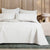 Illan White Bed Cover by Sheridan