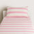 Cubby Stripe Blossom Fitted Sheet And Pillowcase Set by Sheridan Junior