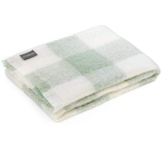 Mohair Knee Rug Eden Check (91 x 122cm) by St Albans – Cottonbox Pty Ltd