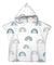 Rainbow White Kids Poncho by Surf & Turf