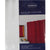 Satin Stripe White Shower Curtain by TC Commercial
