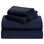 Easywash Navy Sheets by Alliance Commercial