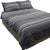 Elka Gunmetal Bed Linen by Alliance Commercial