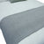 Herringbone Charcoal Slate Runner Throw by Alliance Commercial