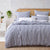 Brooklyn Stripe Linen Vintage Design Quilt Cover Set by Accessorize