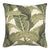 Daria Green Feather Filled Cushion by Zaab