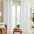 Lennox Sheer Concealed Tab White Curtains by Zaab