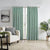 Thornton Eyelet Blockout Seafoam Curtains by Zaab