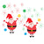 Happy Santa Wall Stickers by Cocoon Couture