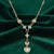 Antiquities Couture Crystal Turquoise And Red Heart Y Necklace