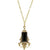 Dainty Black Pendant Necklace