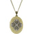 Large Crystal Filigree Statement Locket Necklace