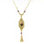 Manor House Pink And Purple Floral Drop Pendant
