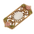 Pearly Eden Pink Rose Enamel Faux Pearl Filigree Brooch