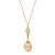 Pink Desert Rose Locket Pendant Necklace