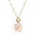 White Garden Rose Faux Pearl Necklace