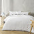 Augusta White Quilt Cover Set