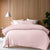 Bamboo Cotton Blush Double Stitch Quilt Cover Set