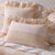 Candy Ruffle Natural European Pillowcase
