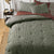 Hokey Pokey Waffle Green Comforter Set