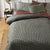 Hokey Pokey Waffle Green Quilt Cover Set