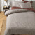 Hokey Pokey Waffle Natural Quilt Cover Set