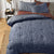 Hokey Pokey Waffle Navy Comforter Set