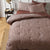 Hokey Pokey Waffle Tobacco Comforter Set