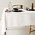 Fringe White Tablecloth (180 x 400cm)