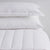 Ascot White Waffle Coverlet