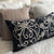 Black Ivory Embro Long Cushion (35 x 70cm)