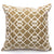 Geometric Squares Brown Cushion (40 x 40cm)