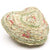Country Shaggy Heart Sage Cushion